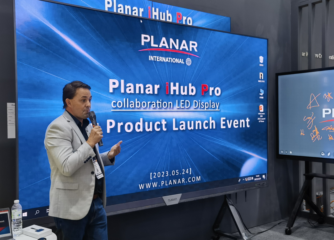 InfoComm Asia | 九游老哥Planar全球首发第四代Micro LED智能一体机