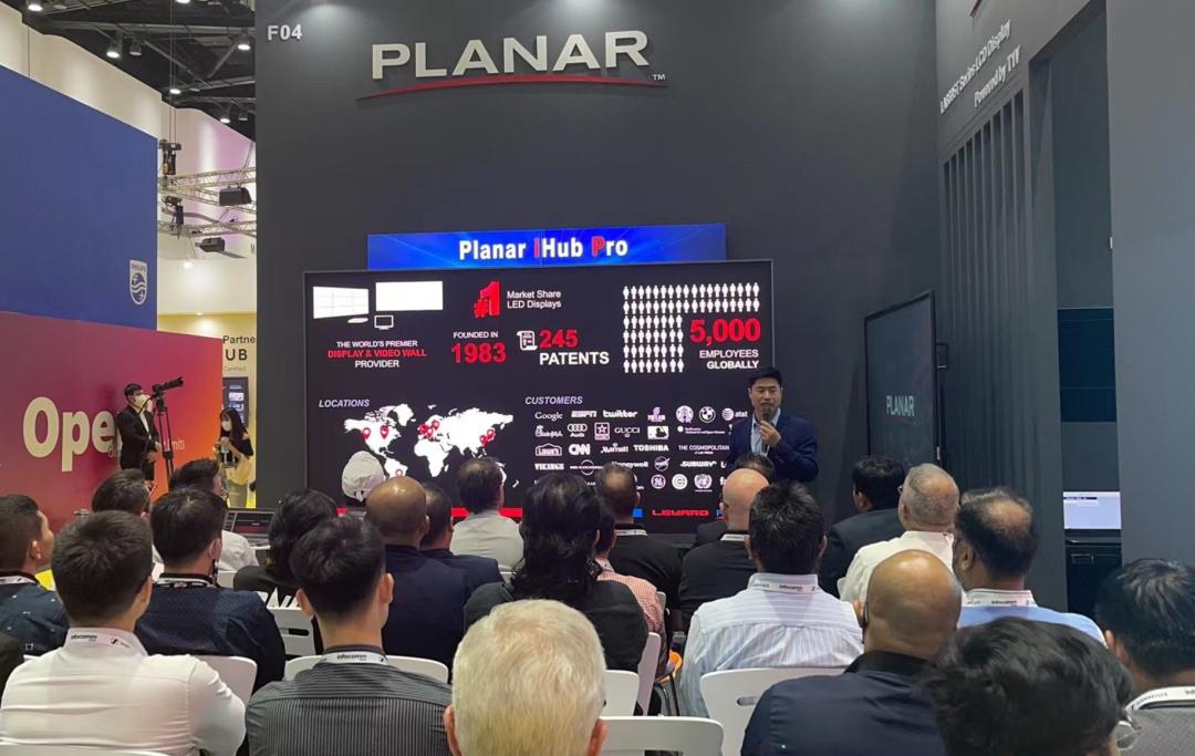 InfoComm Asia | 九游老哥Planar全球首发第四代Micro LED智能一体机